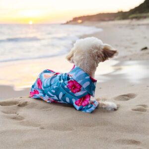 camisa hawaiana para perros de razas pequeñas